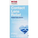 CVS Health Contact Lens Relief Rewetting Drops, thumbnail image 2 of 6