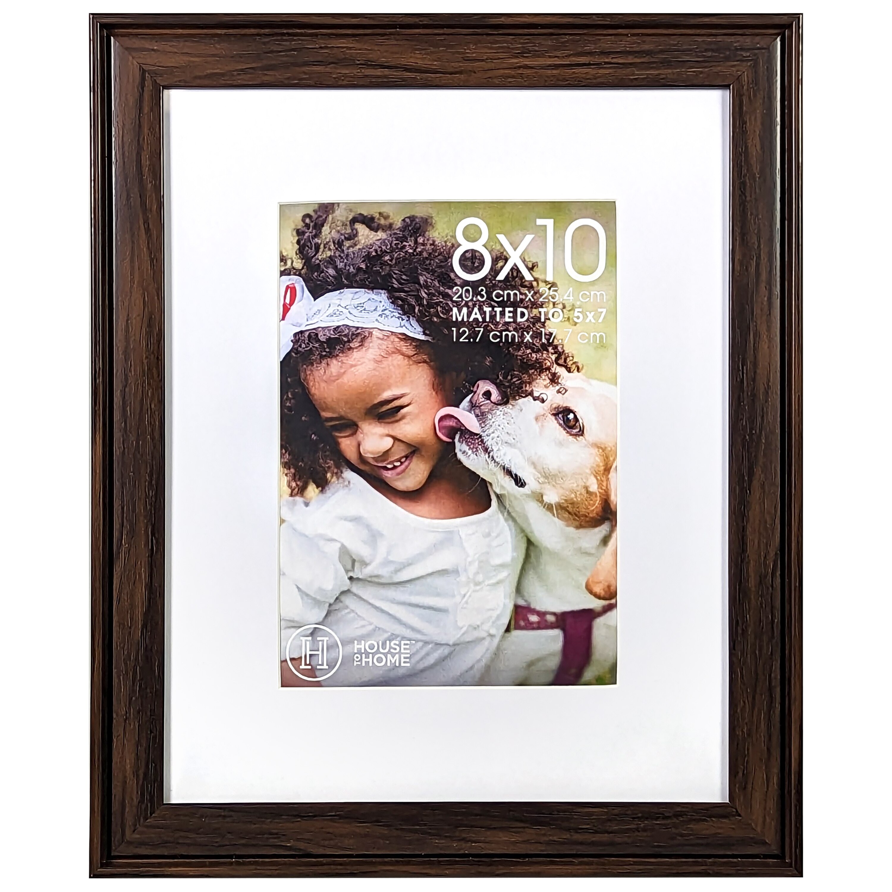 Customer reviews house to home harbortown carrie walnut picture frame