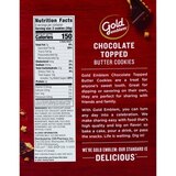 Gold Emblem Milk Chocolate Topped Butter Cookies, 8.4 oz, thumbnail image 2 of 4