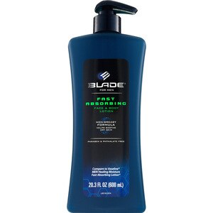 Blade Face And Body Lotion For Men, 20.3 OZ