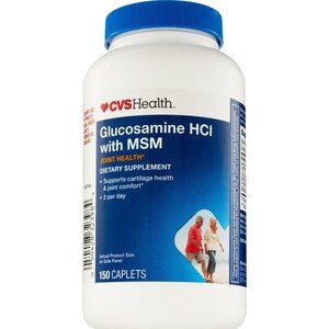 CVS Health Glucosamine MSM Caplets 1500mg, 150CT 