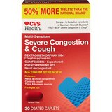 CVS Health Maximum Strength Multi-Symptom Severe Congestion & Cough Caplets, 30 CT, thumbnail image 1 of 5