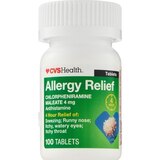 CVS Health 4HR Allergy Relief Chlorpheniramine Maleate, 100 CT, thumbnail image 4 of 4