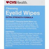 CVS Health No Rinse Eyelid Wipes-Extra Strength, 30CT, thumbnail image 4 of 4