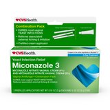 CVS Health Miconazole 3 Vaginal Antifungal Combination Pack, thumbnail image 1 of 7