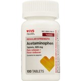 CVS Health Regular Strength Acetaminophen Pain Reliever & Fever Reducer 325 MG Tablets, 100 CT, thumbnail image 2 of 5