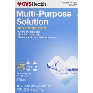 CVS Health Multi-Purpose Solution Twin Pack - 12 Oz