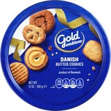 Gold Emblem Danish Butter Cookies, 12 oz, thumbnail image 1 of 5