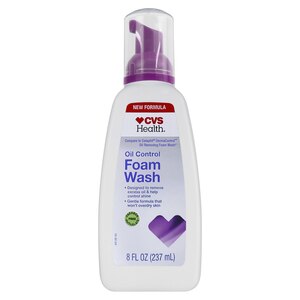 CVS Health Oil Control Foam Face Wash, 8 OZ