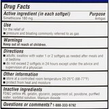 CVS Health Ultra Strength Gas Relief 180 MG Softgels, thumbnail image 5 of 5
