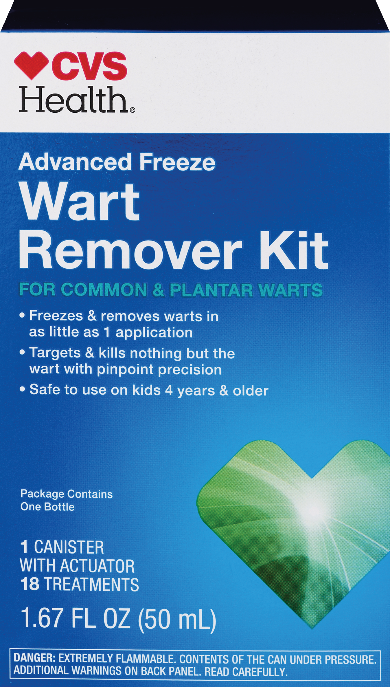 CVS Health Advanced Freeze Wart Remover Kit - 18 Ct