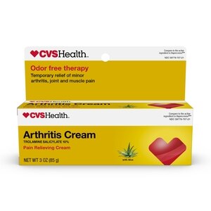 CVS Health Arthricream, Trolamine Salicylate 10%, Analgesic & Arthritis Pain Relief Cream, 3 OZ