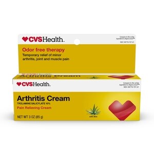 CVS Health Arthritis Pain Relief Trolamine Salicylate 10% Cream, 3 Oz