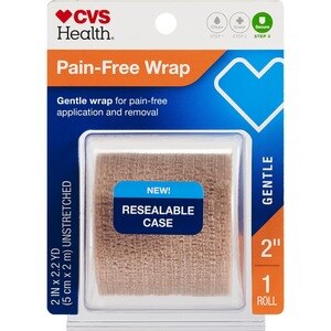 CVS Health Pain-Free Gentle Wrap, 2"