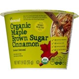 Gold Emblem Abound Instant Oatmeal, Organic, Maple Brown Sugar Cinnamon, 1.9 oz, thumbnail image 1 of 3