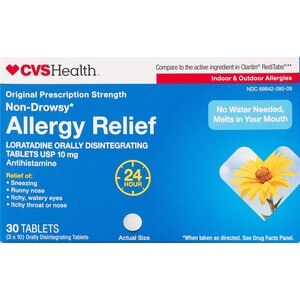 CVS Health Loratadine Orally Disintegrating Tablets USP, 30 CT
