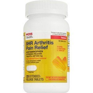 CVS Health Acetaminophen Extended-Release Tablets, 650 mg, Arthritis Pain, 225 CT
