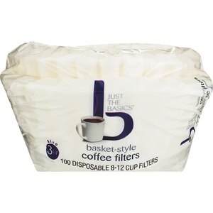 Just The Basics Basket-Style Coffee Filters - 100 Ct , CVS