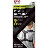 CVS Health Adjustable Shoulder & Back Posture Corrector, thumbnail image 1 of 4