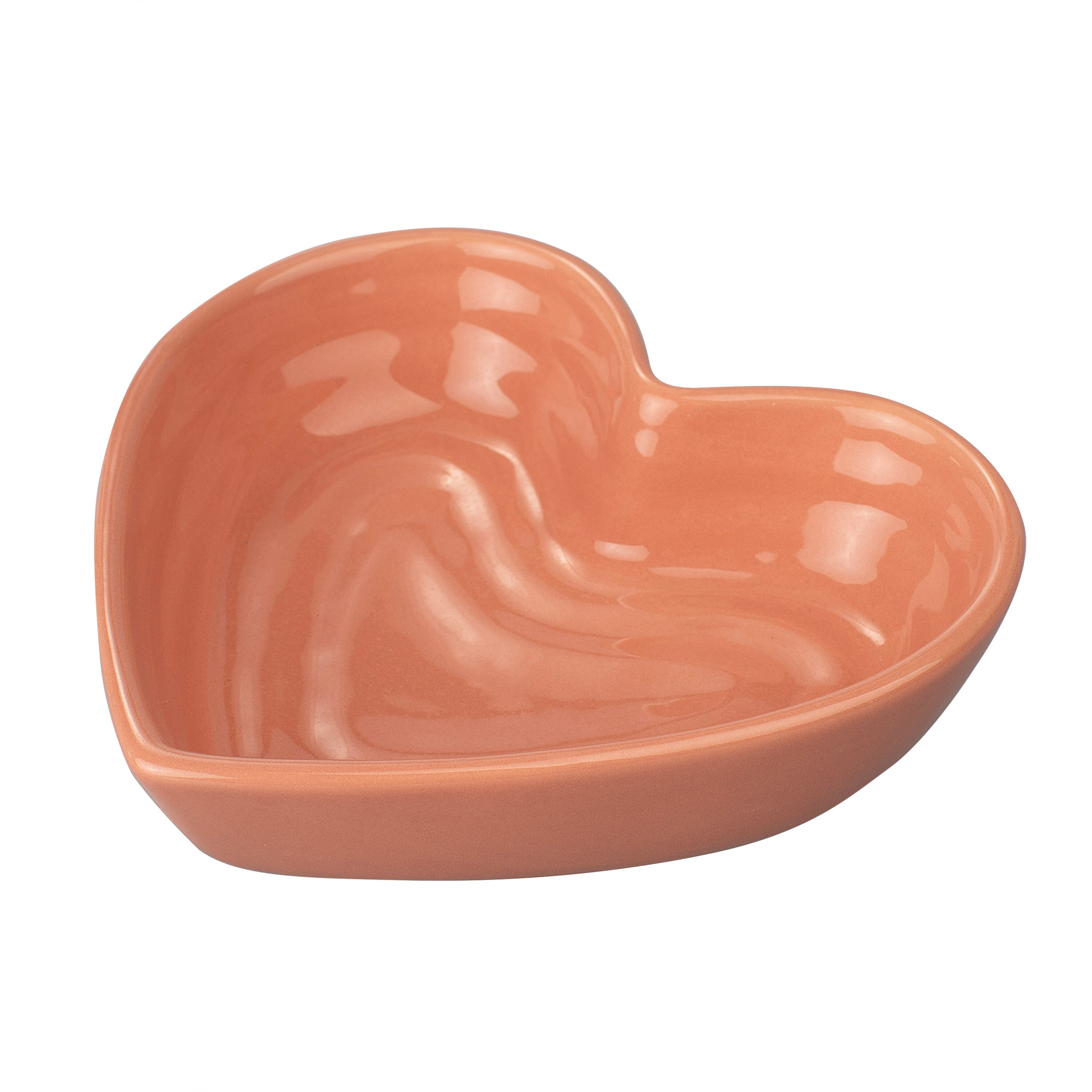 Red & Pink Stoneware Heart-Shaped Plate, Pink , CVS