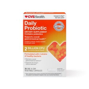 CVS Health - Cápsulas vegetales probióticas y digestivas