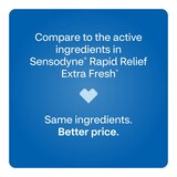 CVS Health Rapid Protection Sensitive Anticavity Fluoride Toothpaste, Extra Fresh, 3.4 OZ, thumbnail image 3 of 7
