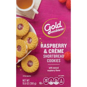 Gold Emblem  Raspberry Creme Shortbread Cookies