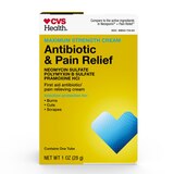 CVS Health Maximum Strength Antibiotic & Pain Relief Cream, thumbnail image 1 of 10