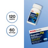 CVS Health Ibuprofen PM Pain Reliever & Nighttime Sleep-Aid Coated Caplets, thumbnail image 4 of 8
