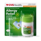 CVS Health 24HR Allergy Relief Cetirizine HCl Softgels, thumbnail image 1 of 4
