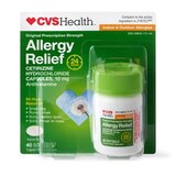 CVS Health 24HR Allergy Relief Cetirizine HCl Softgels, thumbnail image 1 of 5