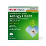 CVS Health 24HR Allergy Relief Cetirizine HCl Tablets, thumbnail image 1 of 8