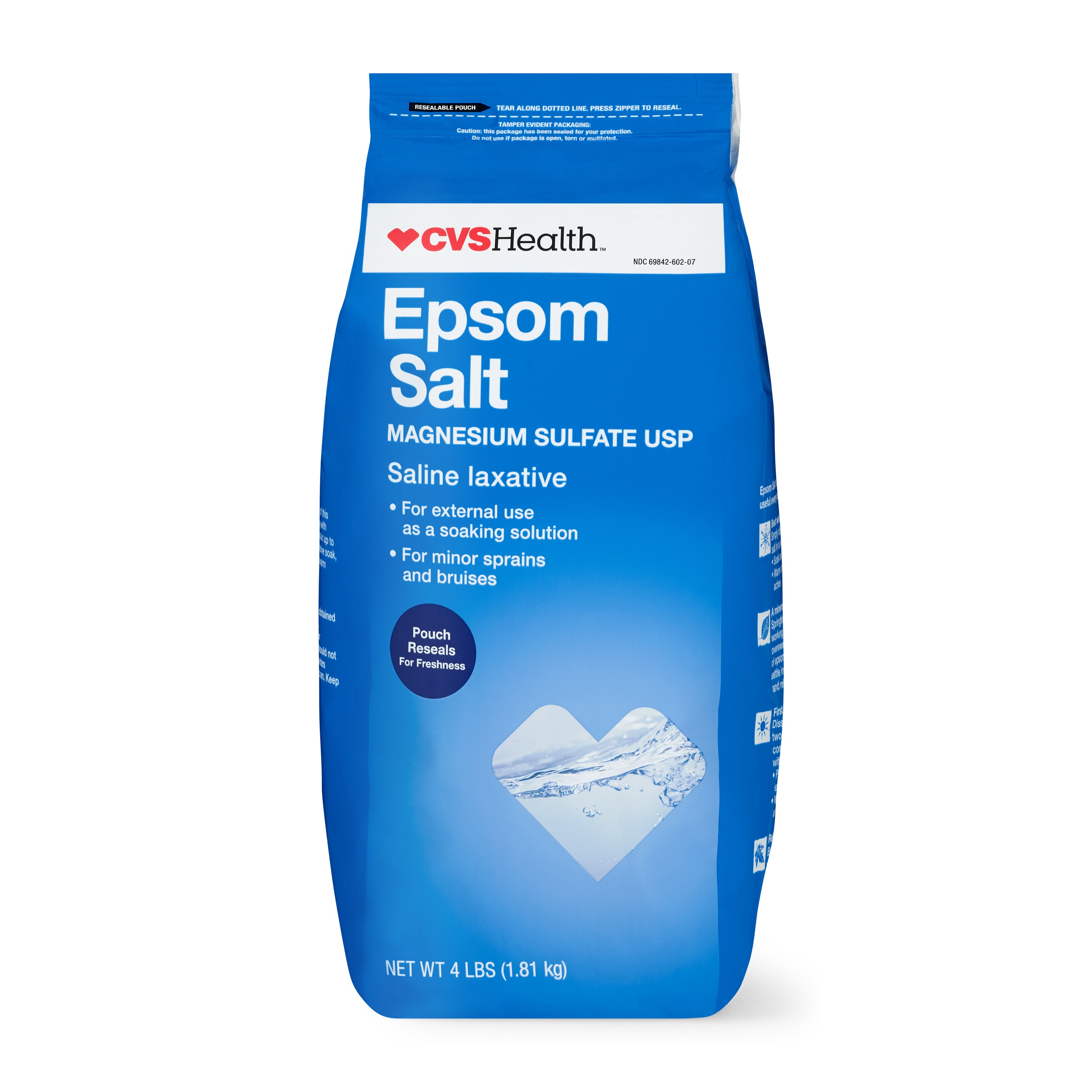 CVS Health Epsom Salt, Unscented, 64 Ounce