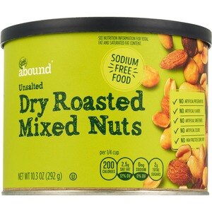 Gold Emblem Abound - Frutos secos surtidos tostados, sin sal, 10.3 oz