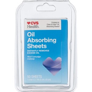 CVS Health Oil Absorbing Sheets, 50 Ct