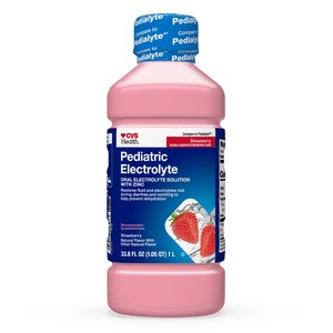 CVS Health Pediatric Electrolyte Solution, Strawberry, 1 L - 33.8 Oz