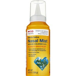 Saline deals mist cvs