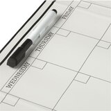 Caliber Peel & Stick Dry Erase Monthly Calendar, White, thumbnail image 3 of 3