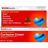 CVS Health Maximum Strength Cortisone Anti-Itch Cream Plus Aloe, thumbnail image 1 of 3