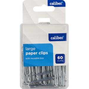 Caliber Paper Clips, Large - 60 Ct , CVS