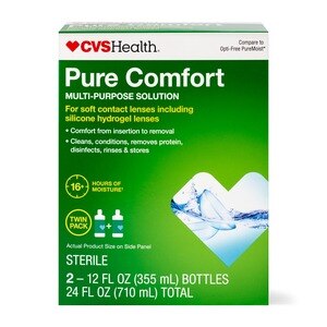 CVS Health, Pure Comfort Multi-Purpose Solution, 24 Oz - 12 Oz