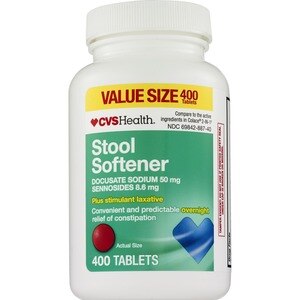  CVS Health Stool Softener Plus Stimulant Laxative Tablets 