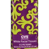CVS Facial Tissues Pocket Pack, 2-Ply, 15 CT, thumbnail image 2 of 3