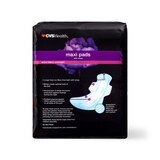 CVS Health Maxi Pads with Wings, Extra Heavy Overnight, thumbnail image 2 of 7