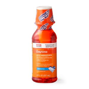 CVS Health Non Drowsy Daytime Cold & Flu Relief, 12 OZ