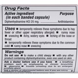 CVS Health Allergy Relief Diphenhydramine Capsules, thumbnail image 5 of 6