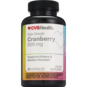 CVS Health Super Strength Cranberry Capsules, 60CT