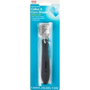 CVS Health Soft Touch Callus/Corn Shaver with Comfort Grip