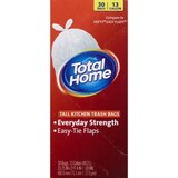 Total Home Tall Kitchen Trash Bags, Extra Strong 13 Gallon, 38  ct, thumbnail image 2 of 6