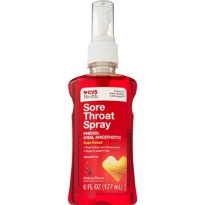 CVS Health Sore Throat Spray, Cherry, 6 Oz